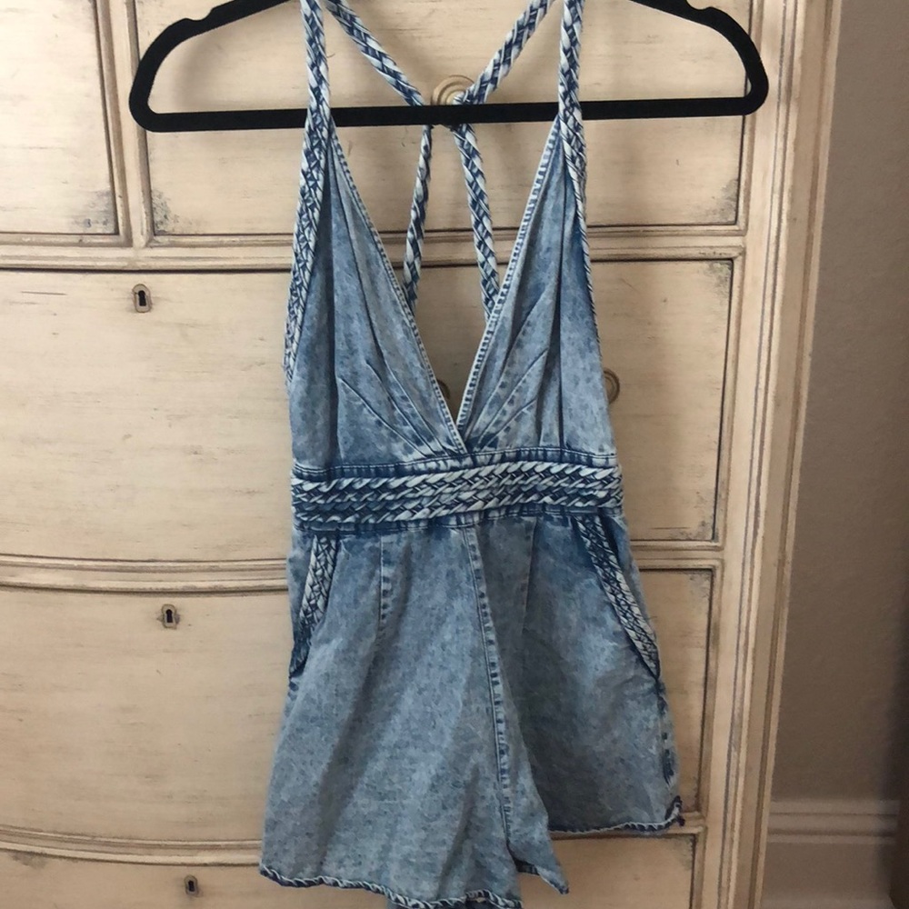 LF denim romper